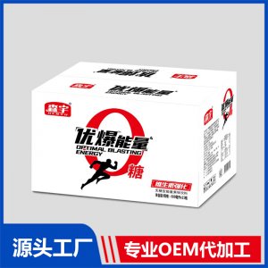 森宇优爆能量维生素强化无糖型能量果味饮料箱装600ml*15瓶