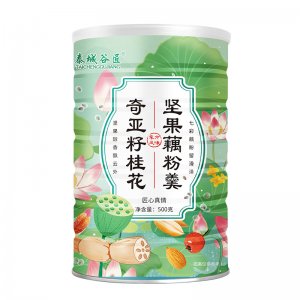 泰城谷匠500g奇亞籽桂花堅果藕粉羹OEM