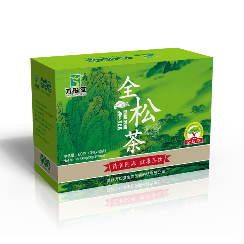 万松堂全松茶非匠压茶松花粉