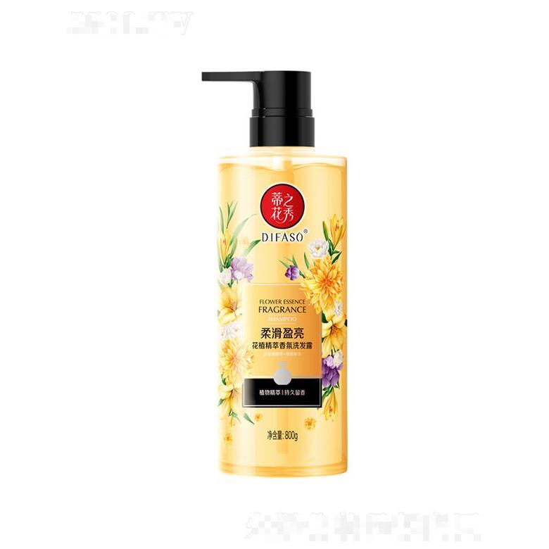 蒂花之秀花植精萃香氛洗发露（柔滑盈亮型）500g/800g修护干枯发