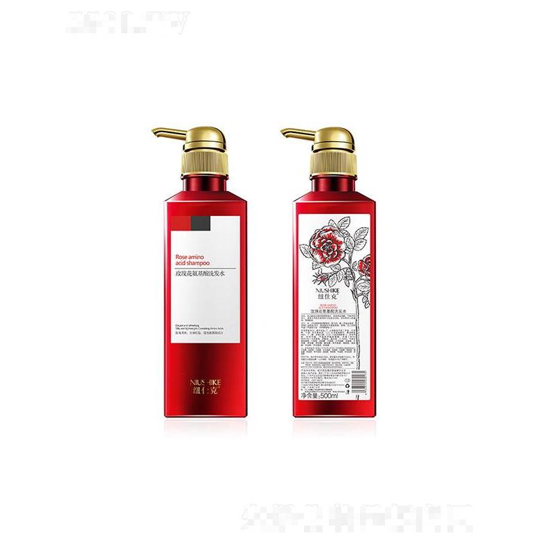 美亿  纽仕克玫瑰花氨基酸洗发水   蓬松去屑