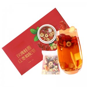 玫瑰桂圆红枣枸杞茶130g/盒组合茶OEM代加工