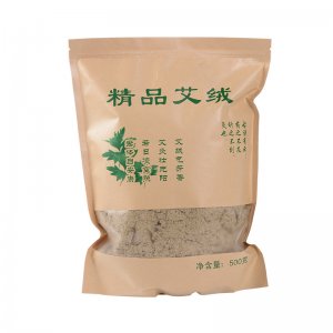 艾草陈艾绒袋装500gOEM代加工