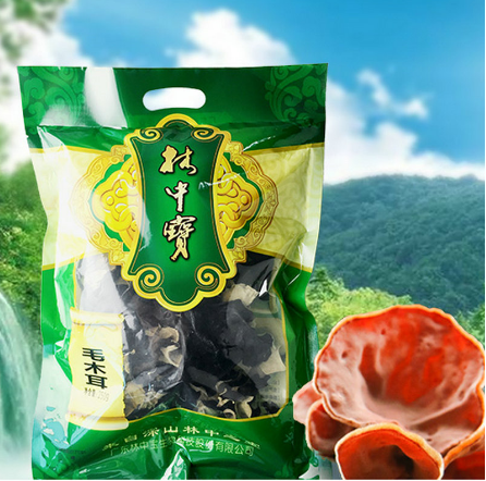林中宝250g白背黑木耳干货片OEM贴牌代工