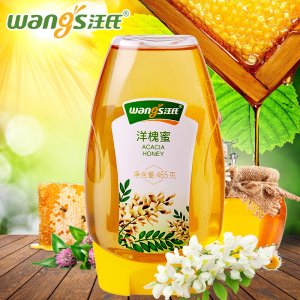 汪氏蜂蜜纯洋槐蜜465g/瓶OEM代加工