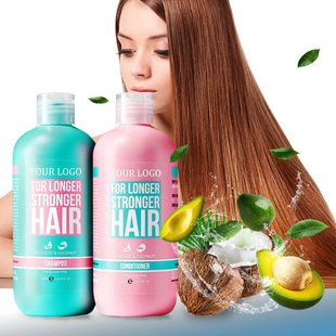 跨境Coconut Hair Shampoo椰子焗油顺滑洗发水护发素批发OEM代加工