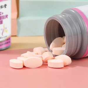 南京同仁堂维生素C+维生素E+烟酸片亮白肤美糖果oem代加工