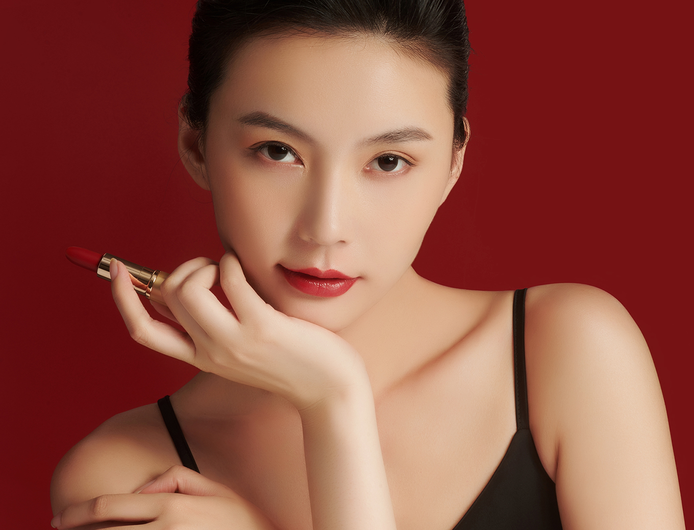 蜜植素溢彩缎光口红OEM代加工