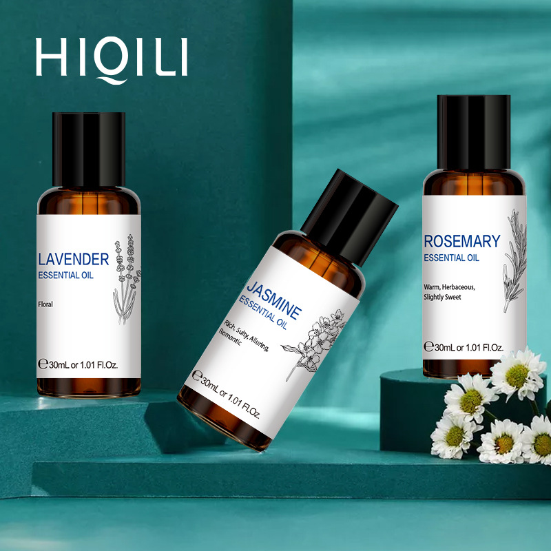 HIQILI香薰精油30ml薰衣草玫瑰茶树OEM代工厂