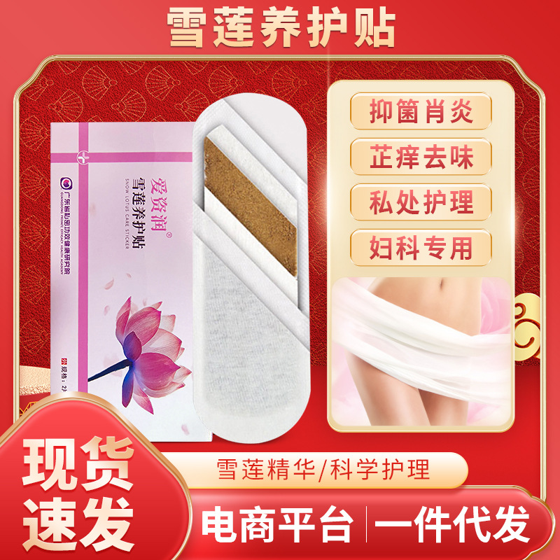 雪莲贴护垫套盒现货批发私处护理私密产品OEM代加工
