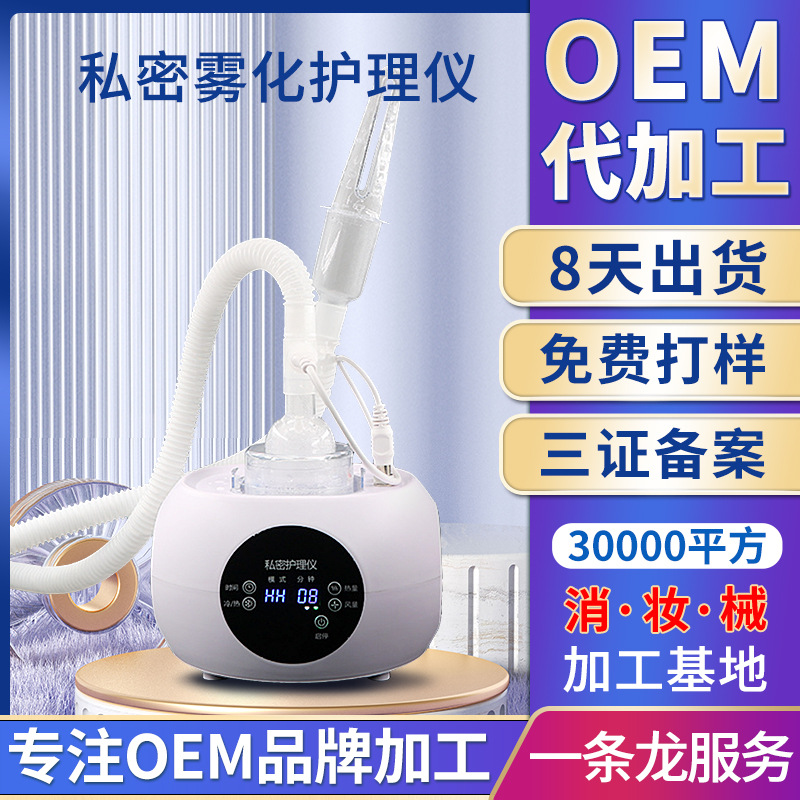 女性私密雾化臭氧仪美容院妇科私处护理清洁紧致熏蒸仪器批发工厂OEM代加工