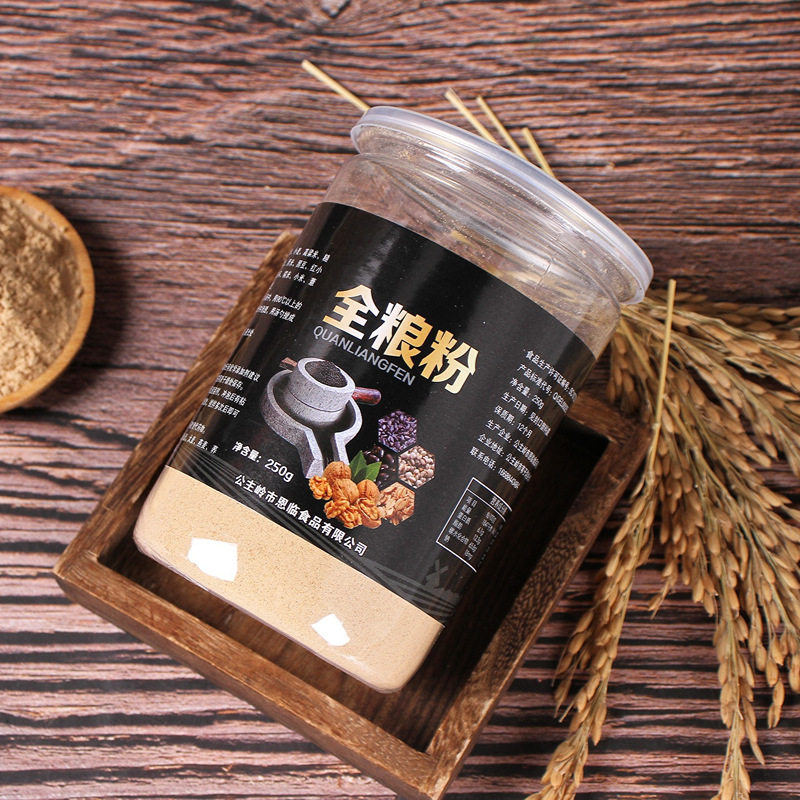 袋装批发全粮粉250g 粗粮五谷代餐粉即食早餐冲泡杂粮粉OEM代加工