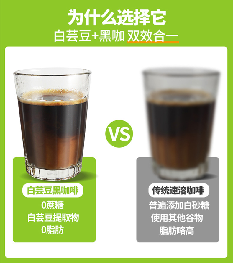 黑咖啡浓缩液 白芸豆黑咖啡 瓶装100ml 浓缩 可供 源头 批发OEM代加工