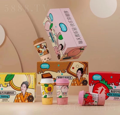 爆摇白桃乌龙奶茶（箱装）OEM代加工