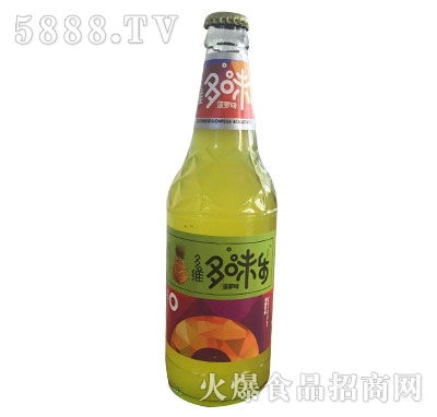 多味乐菠萝味碳酸饮料（玻璃瓶汽水）OEM代加工
