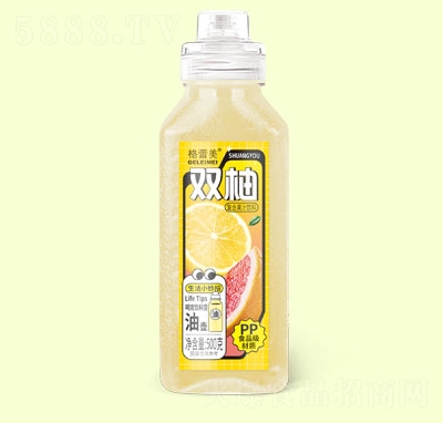 格蕾美水果饮料果味饮料双柚汁500克OEM代加工