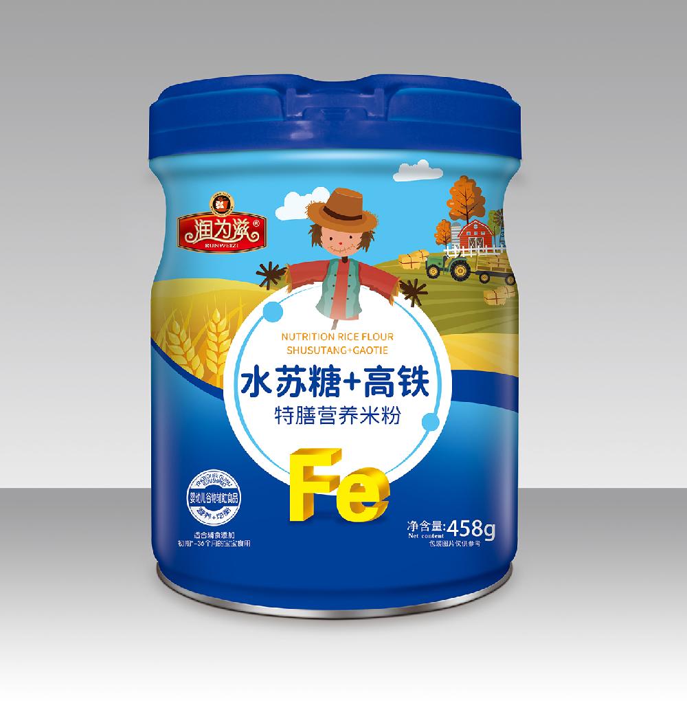 婴幼儿营养米粉-水苏糖+高铁OEM代加工