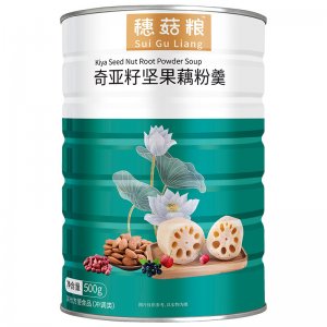 穗菇粮奇亚籽坚果藕粉羹代餐冲饮源头工厂藕粉坚果羹一件批发代发