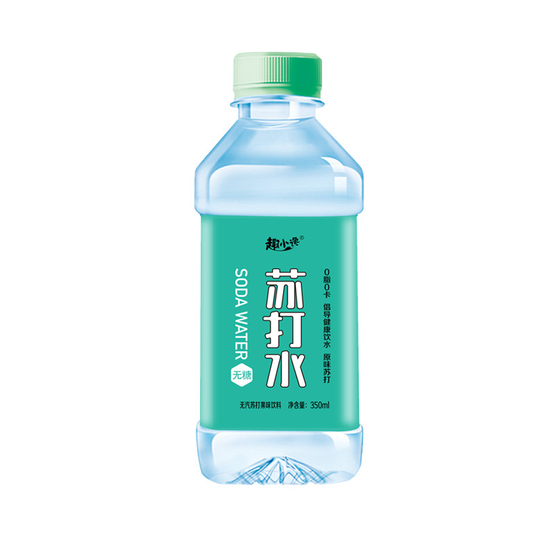 苏打水饮料350ml厂家直销整箱批发原味柠檬矿泉水一件代发OEM代加工