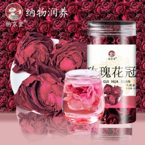 玫瑰花茶罐装平阴干花冠瓶装OEM代加工