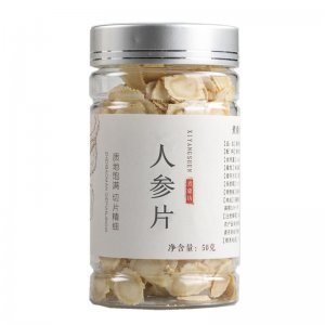 人参片切片 泡酒料 花旗参50克瓶装 西洋参 抖音热卖品批发代发