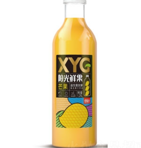 芒果益生菌发酵复合果汁饮品1.25L（瓶）OEM代加工