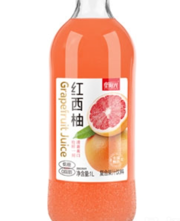 红西柚复合果汁饮料1L（瓶）OEM代加工