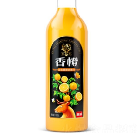 香橙益生菌复合果汁1.25L（瓶）OEM代加工