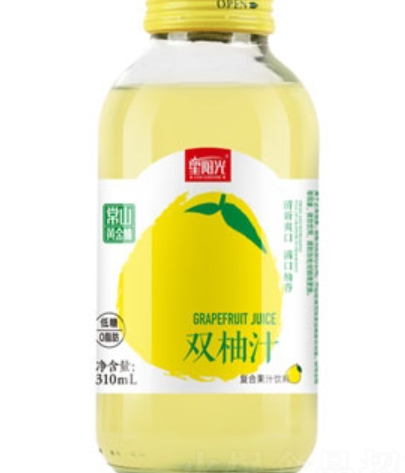 双柚汁复合果汁饮料310ml（瓶装）OEM代加工