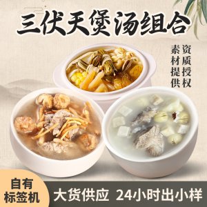 三伏天组合汤包灯心草玉竹汤太子参麦冬汤小儿四神汤一件代发批发