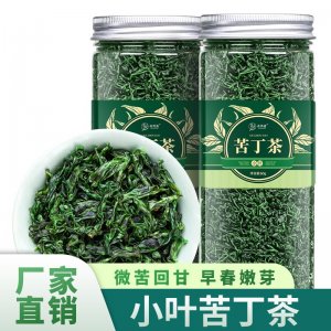 厂家直销苦丁茶罐装商用新货嫩叶小叶苦丁茶代用养生花茶代发批发