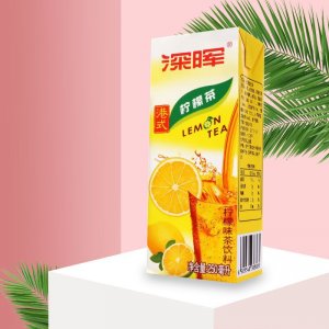 深晖港式柠檬茶饮料250ml*24盒装OEM代加工