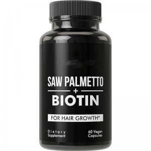 生物素胶囊锯叶棕提取Saw Palmetto biotin capsules跨境供应代发