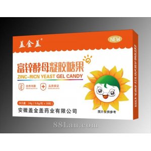 富锌酵母凝胶糖果OEM代加工