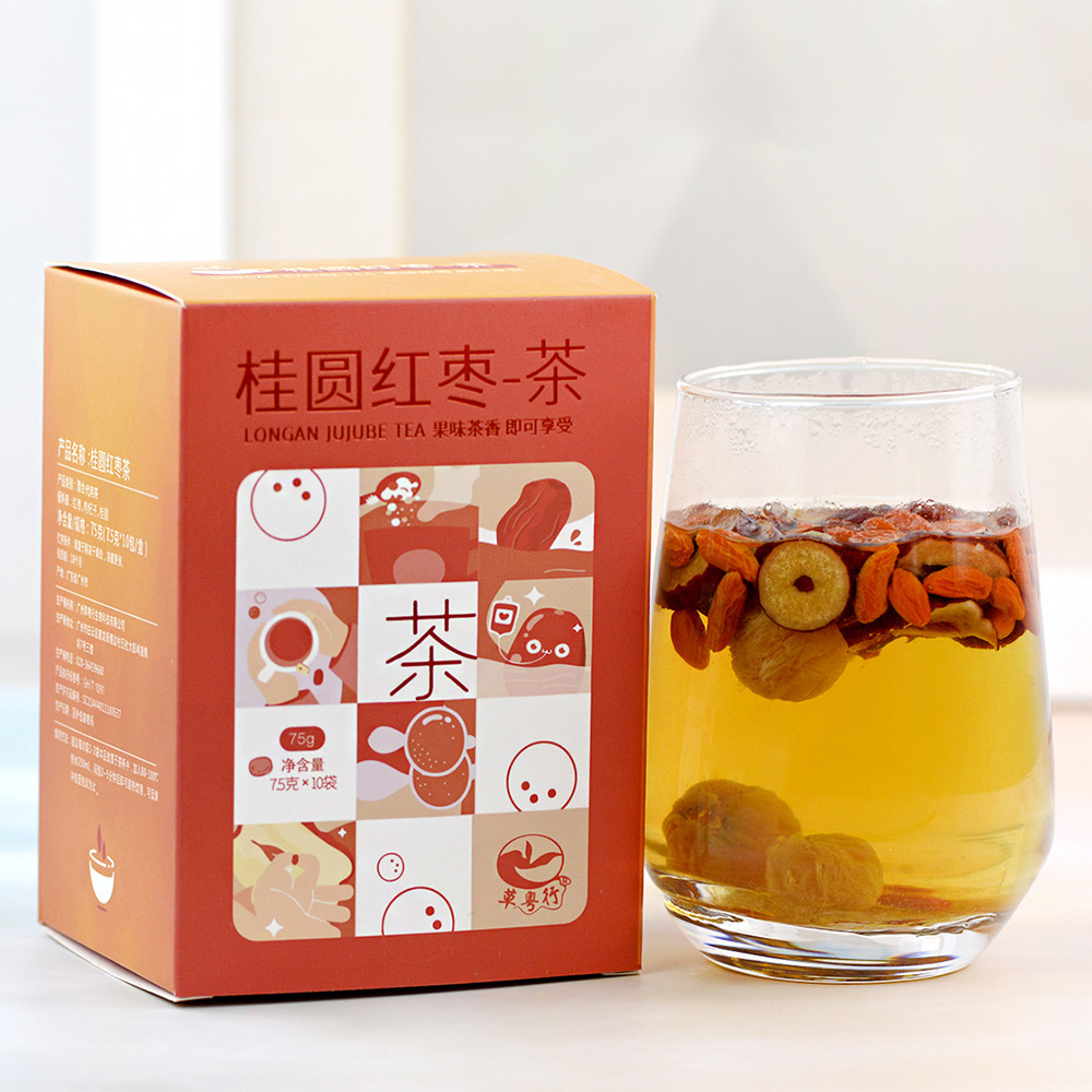 草粤行桂圆红枣枸杞代用茶OEM代加工