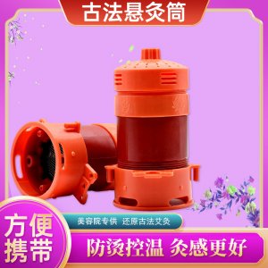 艾灸罐盒美容院专用正品温灸筒艾柱五行悬灸家用随身灸背部艾灸器