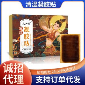抖音同款艾草清湿凝胶厂家代发 艾草凝胶贴清湿贴凝胶贴批发艾草