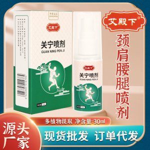 关宁喷剂 艾草颈椎颈肩腰腿喷剂多关节艾草艾灸液喷雾