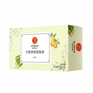 北京同仁堂竹蔗茅根雪梨茶三角袋装 120克/盒OEM代加工