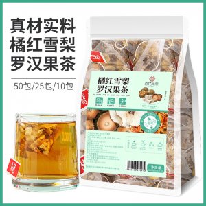 橘红雪梨罗汉果茶OEM代加工