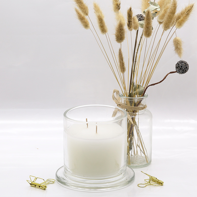 小众创意金钟罩香薰蜡烛DIY 家用室内植物精油香氛玻璃杯摆件批发
