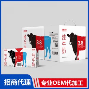 尼诺公园纯牛奶3.8蛋白代理批发 纯牛奶OEM代加工源头工厂