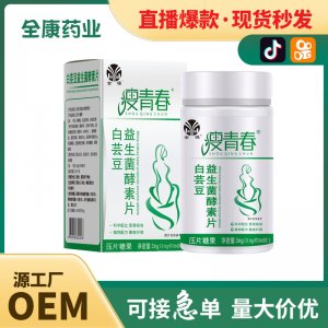 代工 白芸豆益生菌酵素阻断片 膳食纤维粉 批发OEM