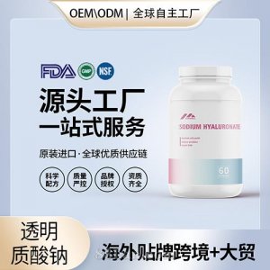 透明质酸钠胶囊水光片口服玻尿酸烟酰胺复合胶囊女保养美国代工