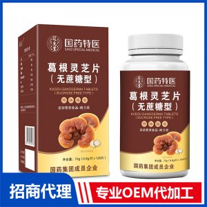 国药特医葛根灵芝片（无蔗糖型）OEM代加工 压片糖果片剂贴牌定制源头厂家