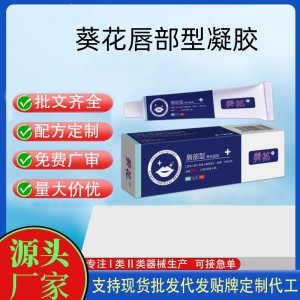 葵花唇部型导光凝胶OEM代加工 凝胶皮肤外用现货批发贴牌定制代工
