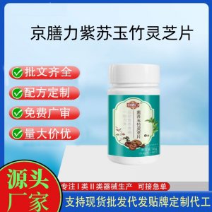 京善力紫苏玉竹灵芝片OEM代加工片剂压片糖果贴牌定制源头工厂