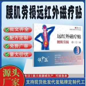 腰肌劳损远红外磁疗贴定制 贴剂现货批发贴牌代加工