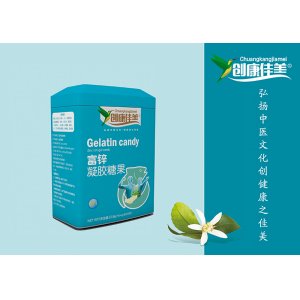 富锌凝胶糖果 竖版铁盒装OEM/ODM贴牌代加工批发定制