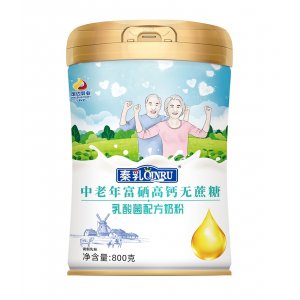 秦乳中老年富硒高钙无蔗糖乳酸菌配方奶粉 800克OEM/ODM贴牌代加工批发定制源头厂家